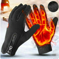 Thermal Gloves Windproof Winter Wear for Outdoor Use with Warm Insulated Lining