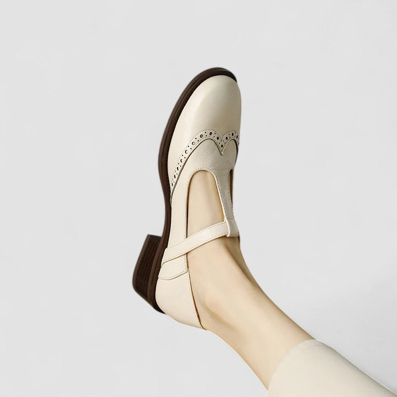 Orthopedic Mary Jane Shoes for Women with Strap Closure and Cushioned Footbed