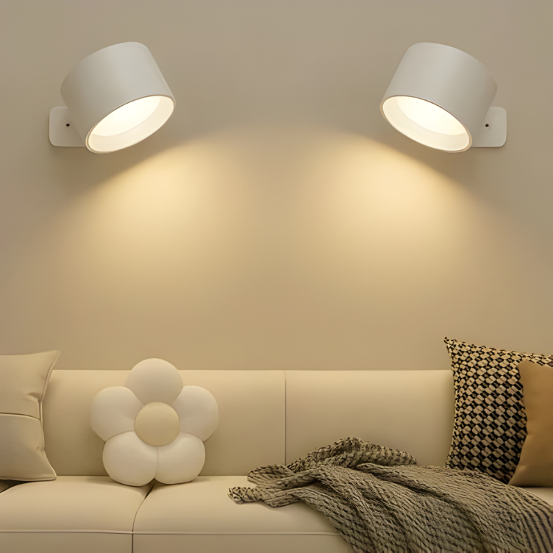 Wall Light Rechargeable Magnetic Lamp with 360 Degree Rotation for Any Room