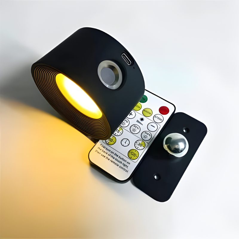 Wall Light Rechargeable Magnetic Lamp with 360 Degree Rotation for Any Room