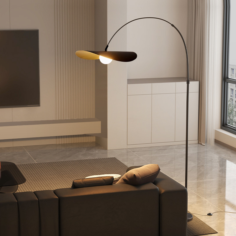 Floor Lamp Wabi Sabi Handcrafted Iron and Acrylic with Three Colour Light Modes