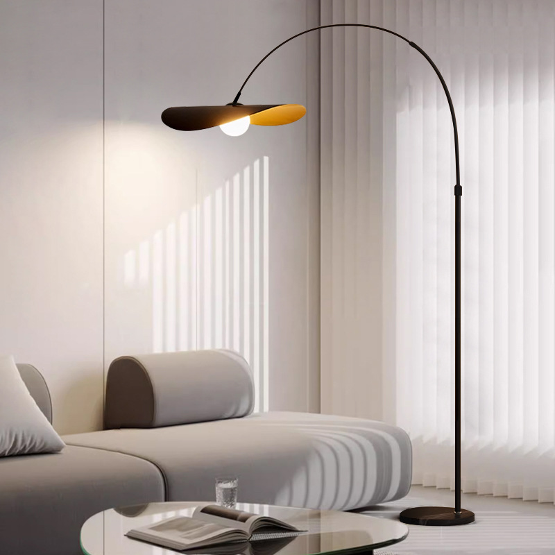 Floor Lamp Wabi Sabi Handcrafted Iron and Acrylic with Three Colour Light Modes
