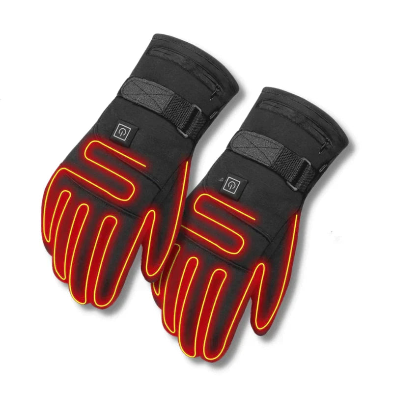 Heated Gloves Rechargeable Waterproof Thermal Hand Warmers for Outdoor Use