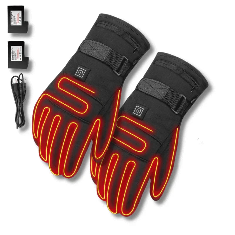 Heated Gloves Rechargeable Waterproof Thermal Hand Warmers for Outdoor Use