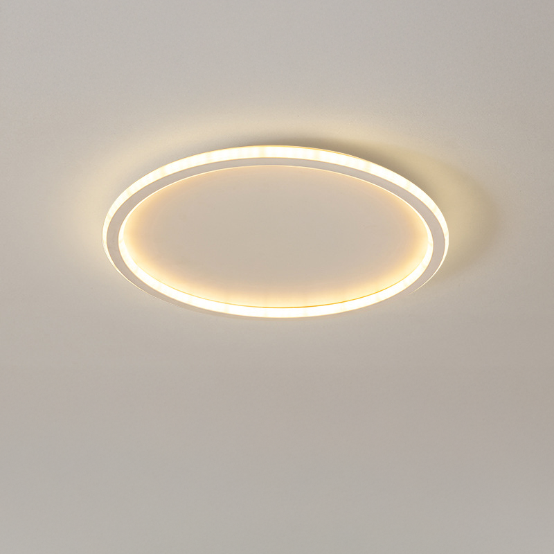Ceiling Light Round Flush Mount in Minimalist Scandinavian Design for Bedroom and Hallway