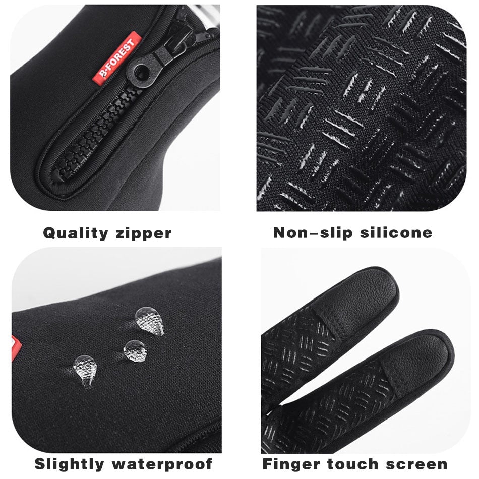 Thermal Gloves Cold Weather Sport Fit with Touchscreen Fingertips for Winter Activities