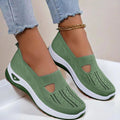 Orthopedic Sneakers Knit Slip On for Women with Flexible Sole and Breathable Upper
