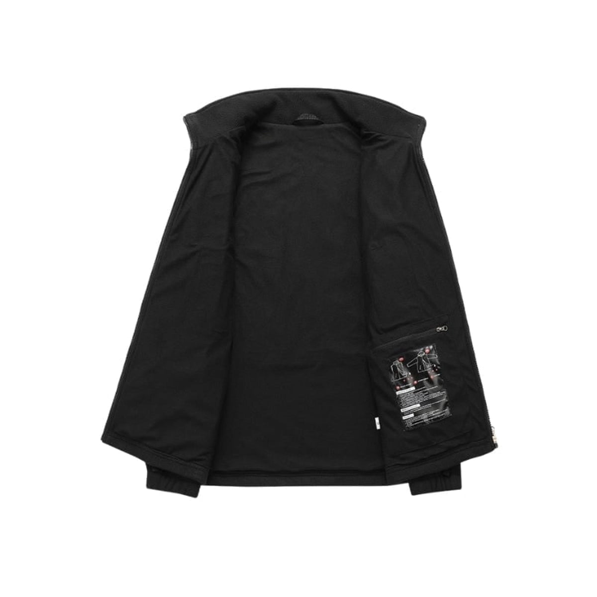 Heated Jacket Fleece with Stand Collar and Zip Front for Women in Cold Weather