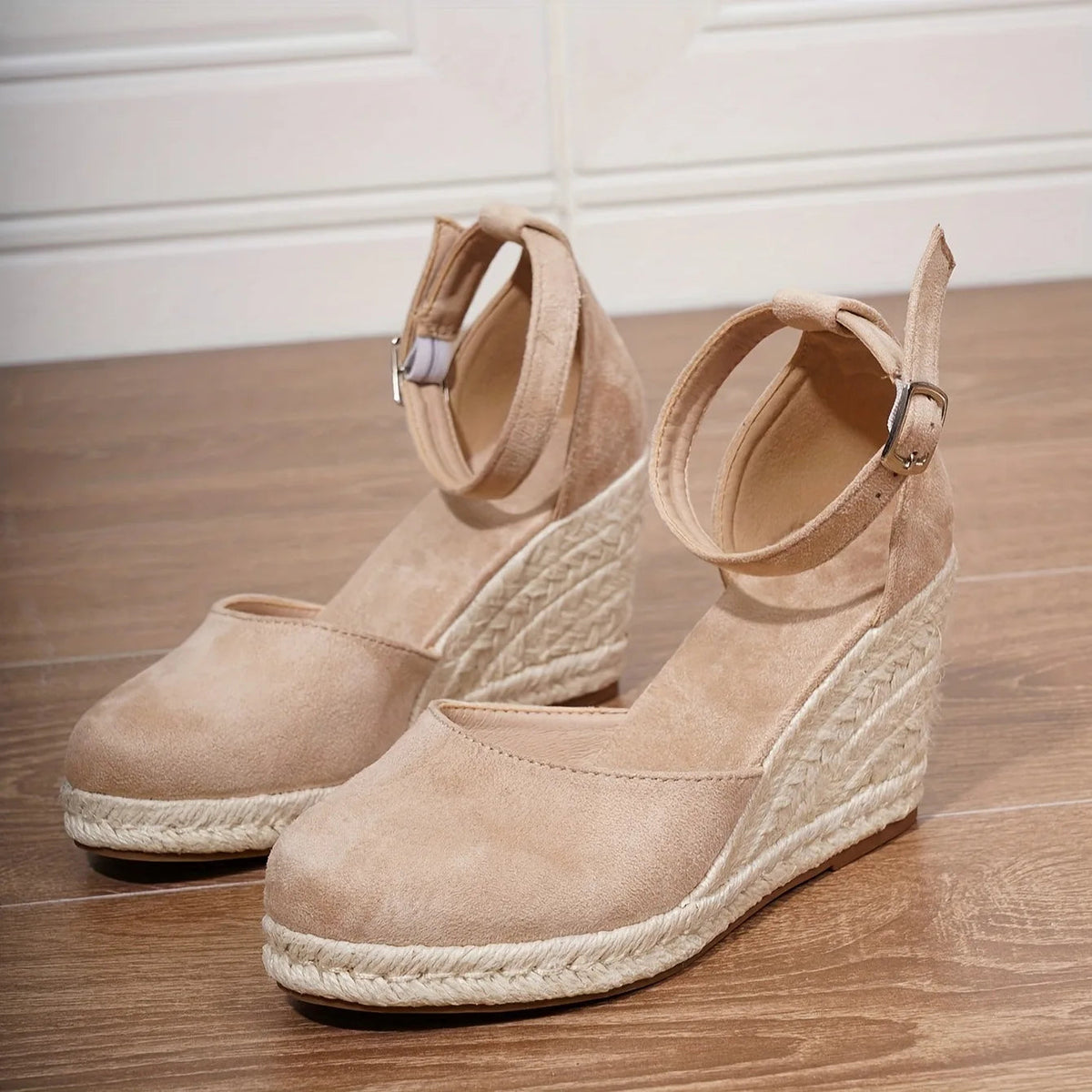 Orthopedic Shoes Platform Wedge Heels for Women with Ankle Strap and Secure Fit