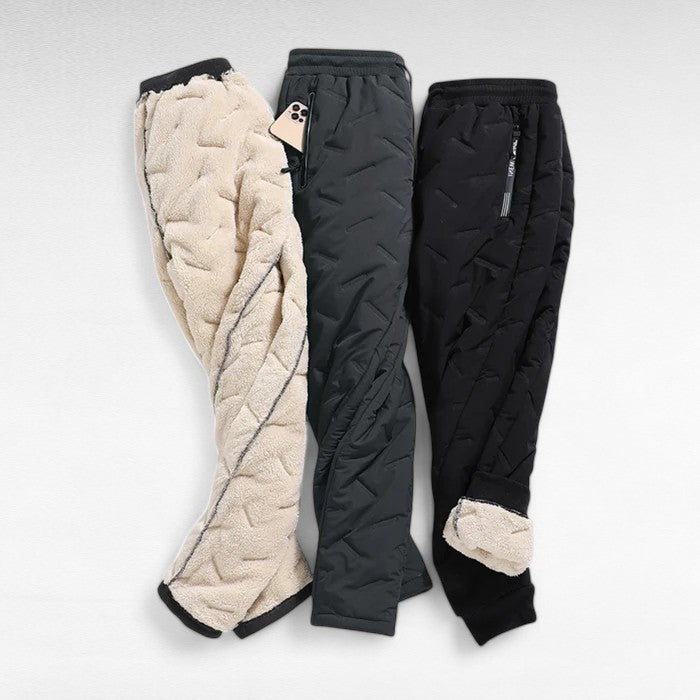 Thermal Pants Waterproof Fleece Lined Trousers for Women in Winter Weather